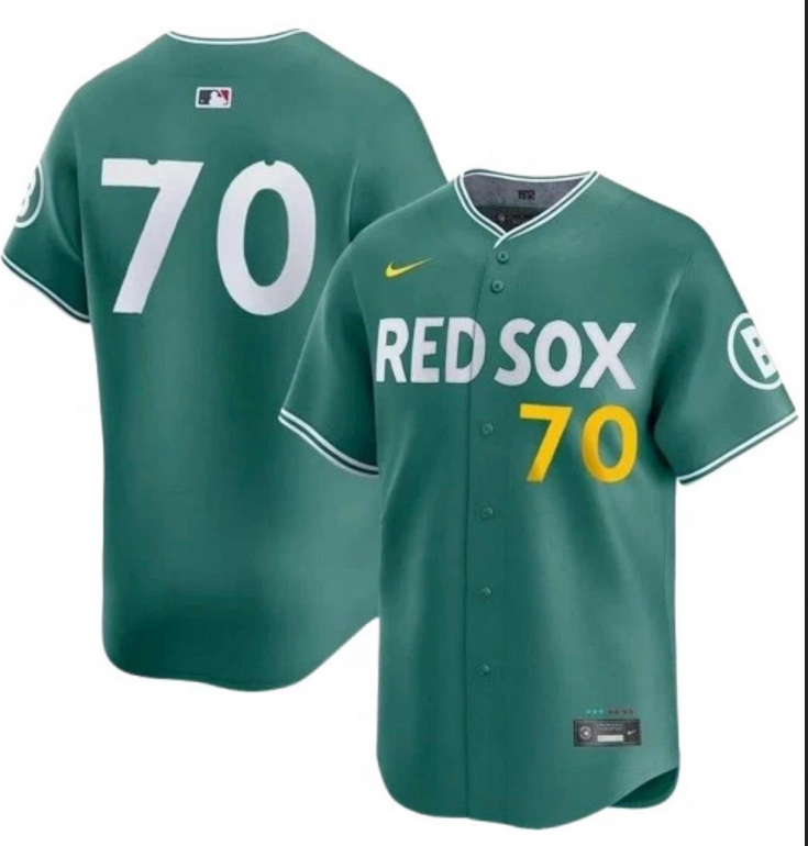 Men Boston Red Sox #70 Payton Tolle Green City Connect Nike MLB jersey 100602